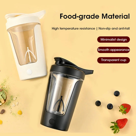 Electric Blender Cup Portable Blender Cup Milk Powder Protein Powder Blender Automatic Shaker Cup Home Travel Outdoor Sports